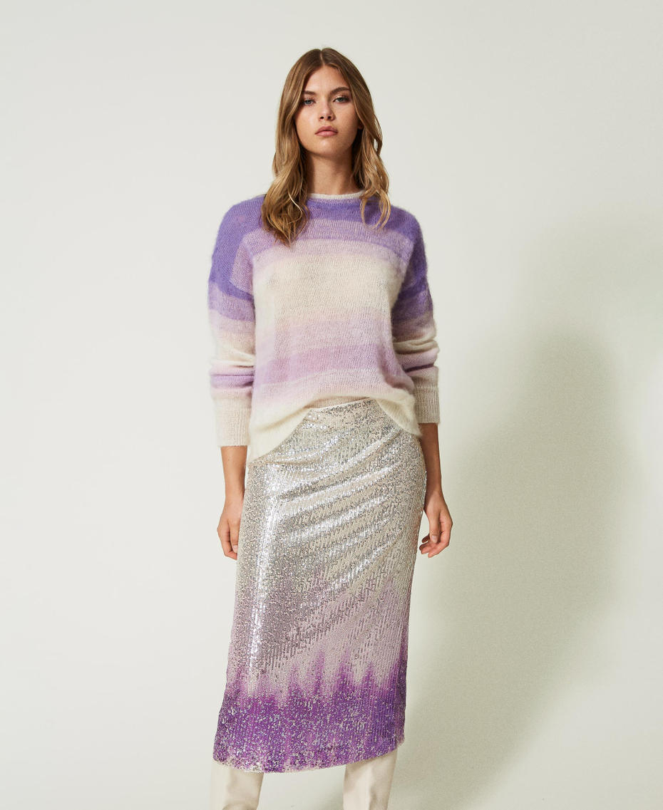 MYFO full sequin midi skirt