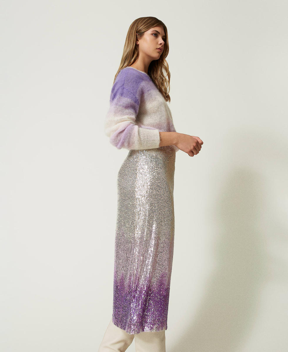 MYFO full sequin midi skirt