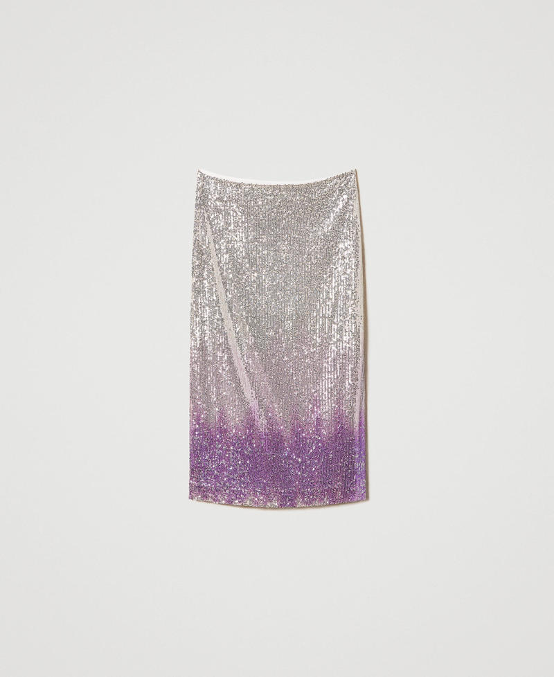 MYFO full sequin midi skirt Purple Anemone Woman 232AQ2130_11052_S0