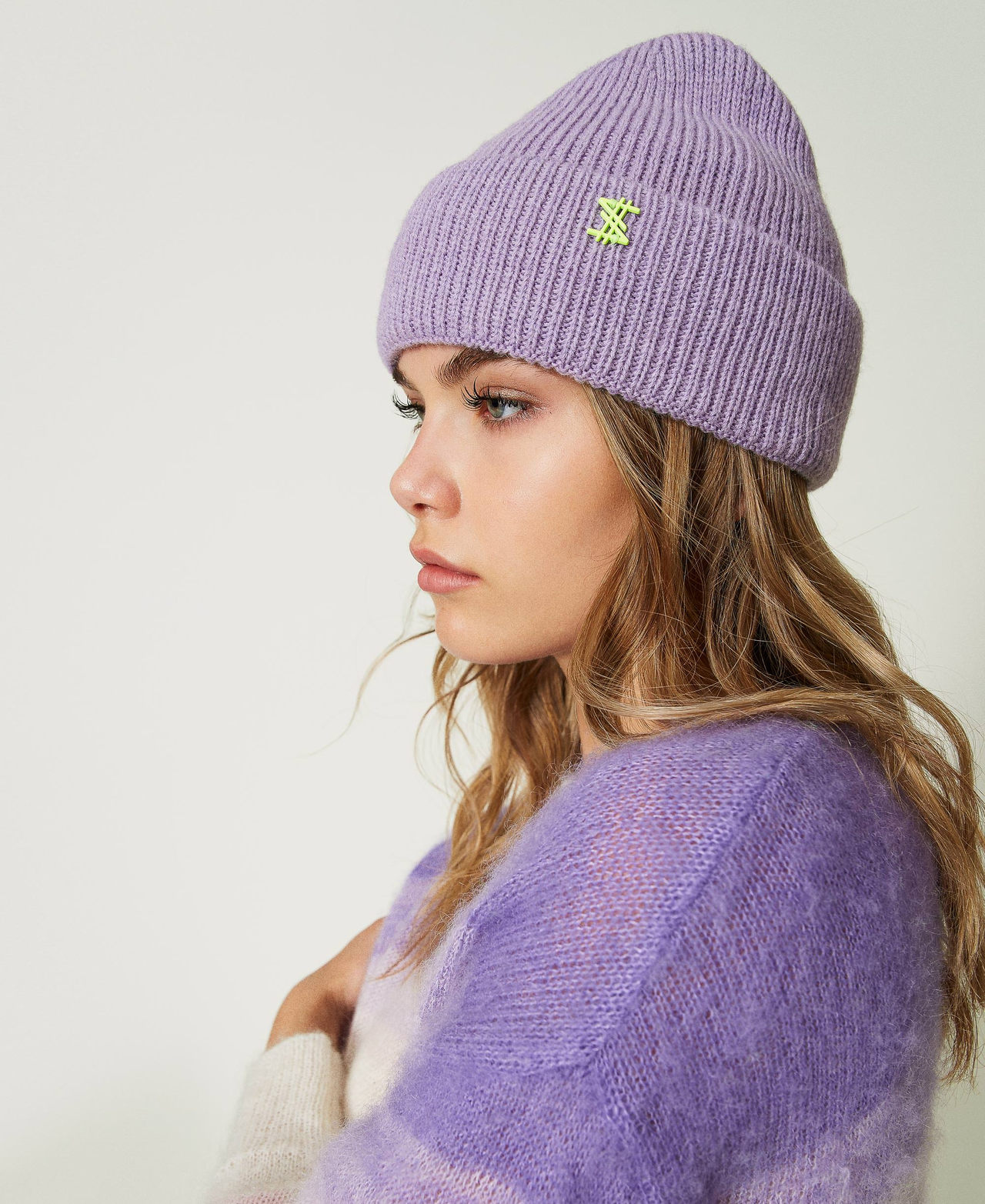 Bonnet MYFO en maille côtelée