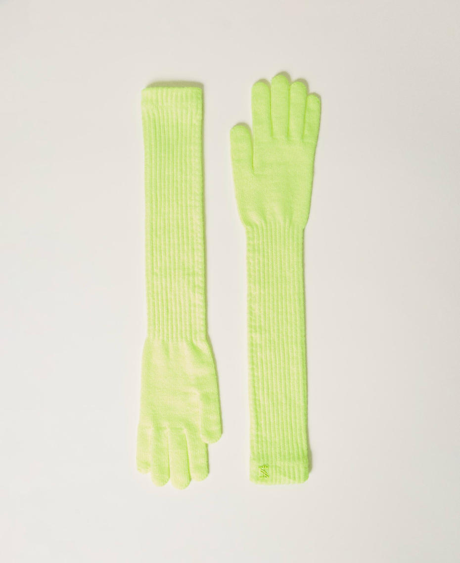 Ribbed knit MYFO gloves