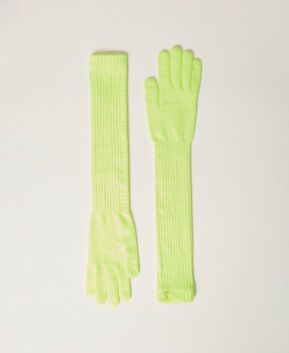 MYFO Handschuhe aus Rippenstrick