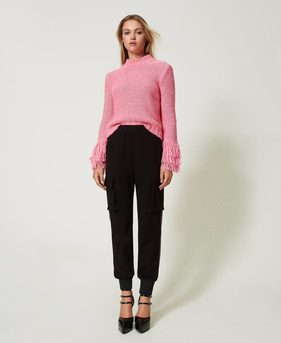 Cargo joggers Black Woman 232AT2048_00006_02