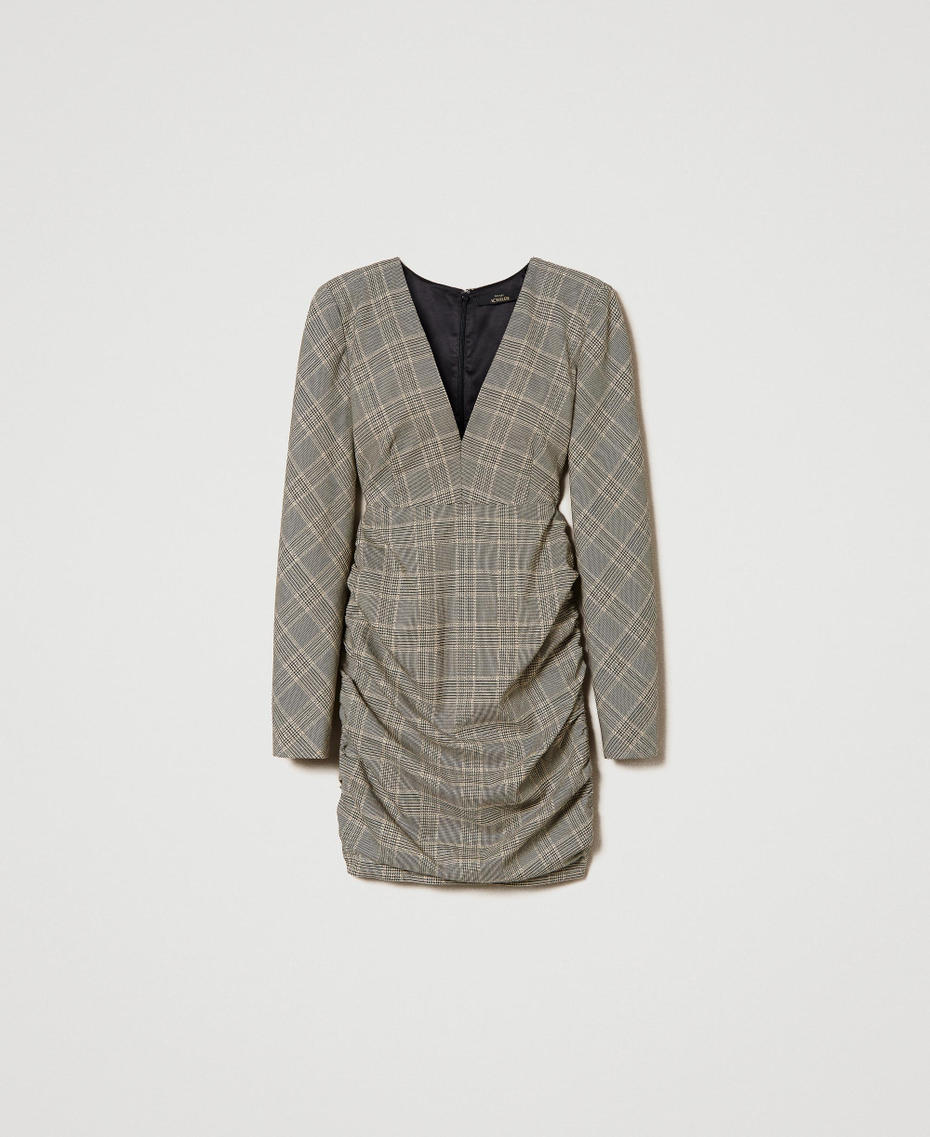 Robe courte en prince de Galles