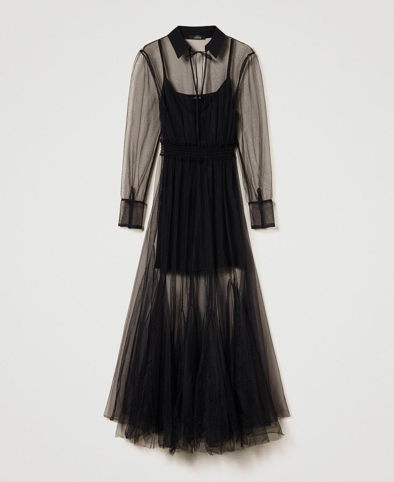 Long tulle dress