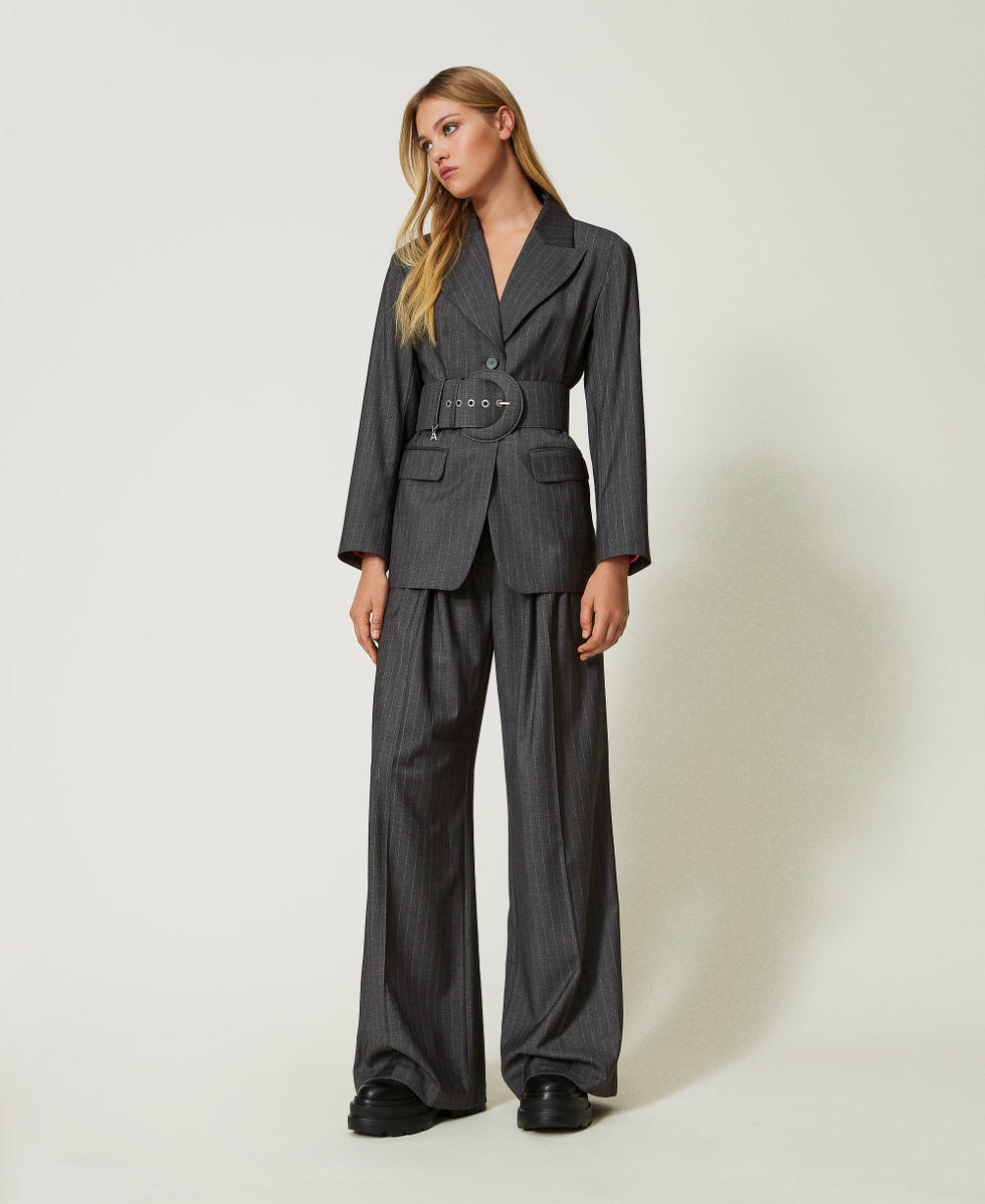 Pantalon palazzo ray&eacute;