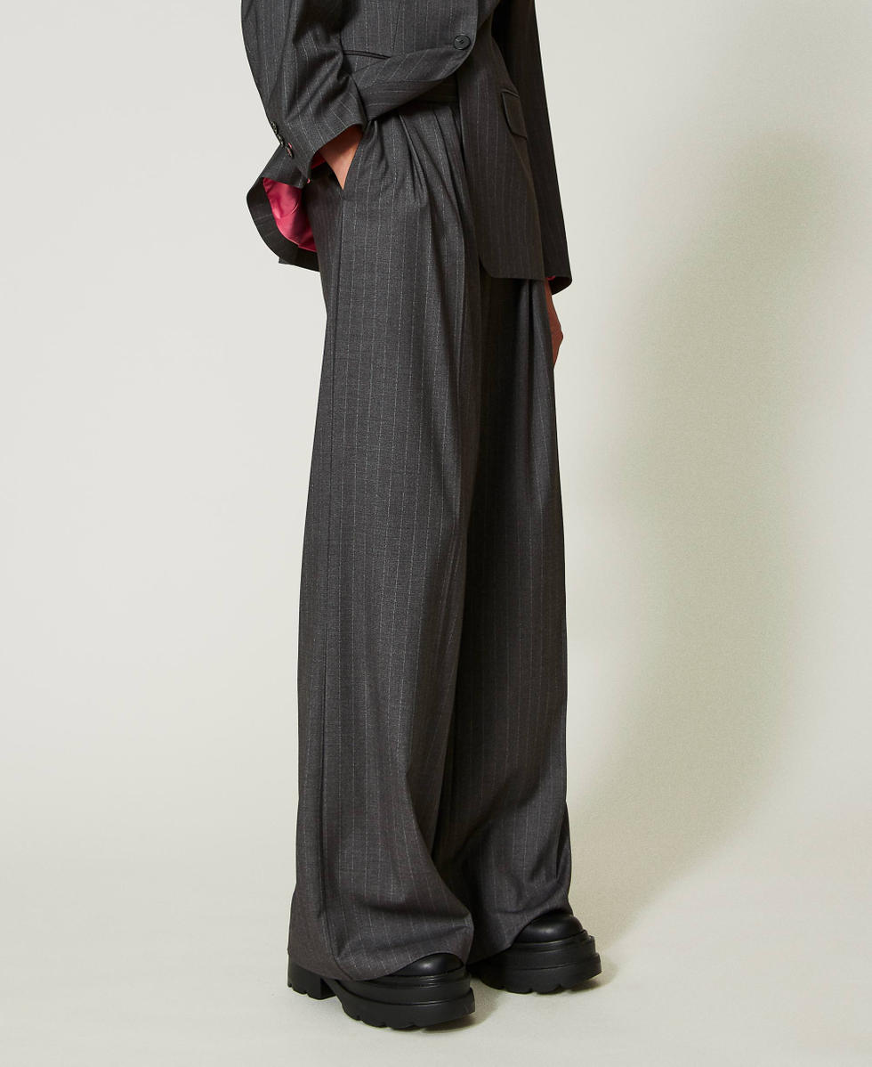 Pantalon palazzo ray&eacute;