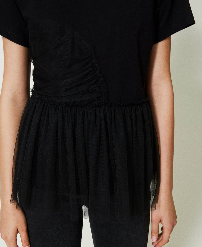 Tulle doubled t-shirt