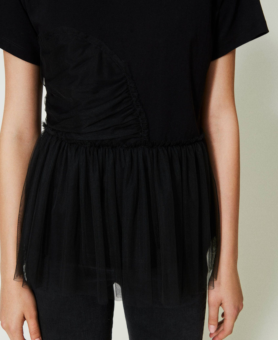 Tulle doubled t-shirt