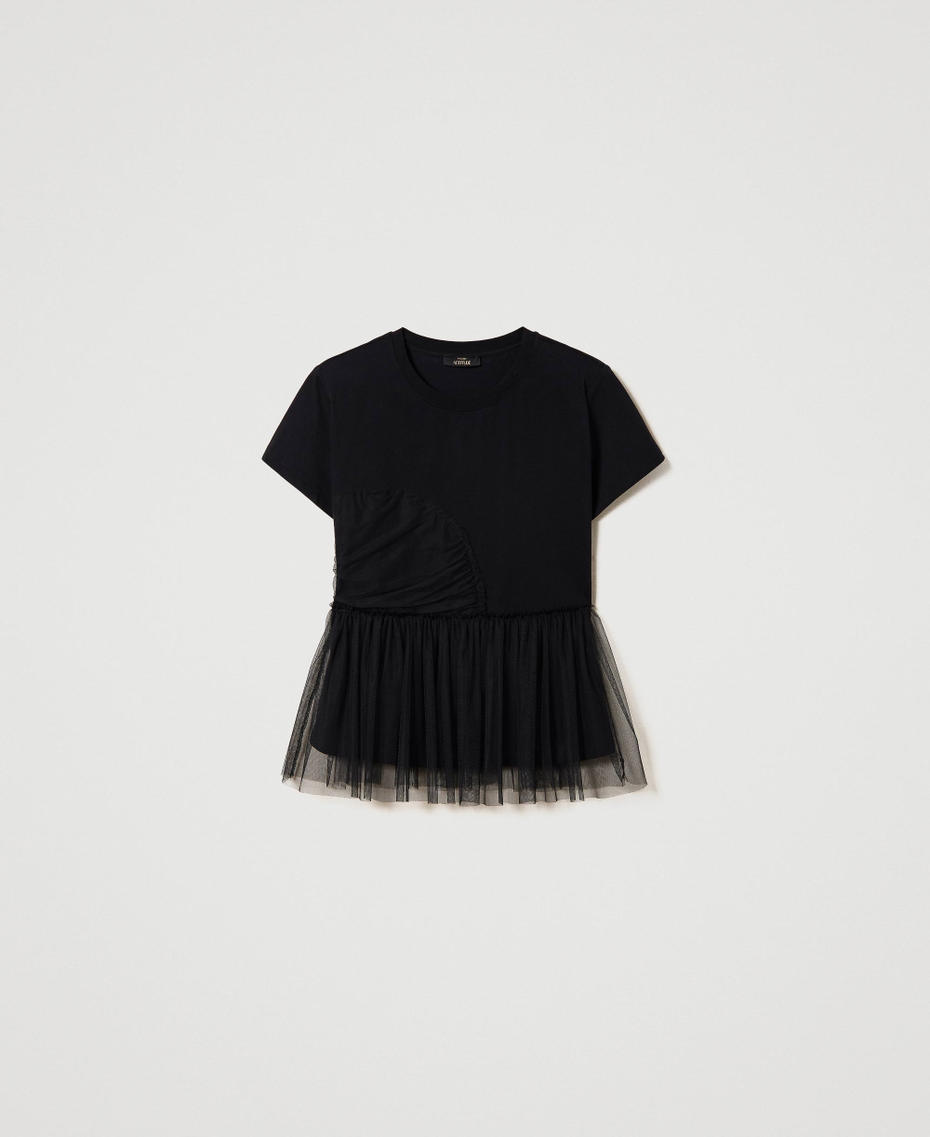 Tulle doubled t-shirt