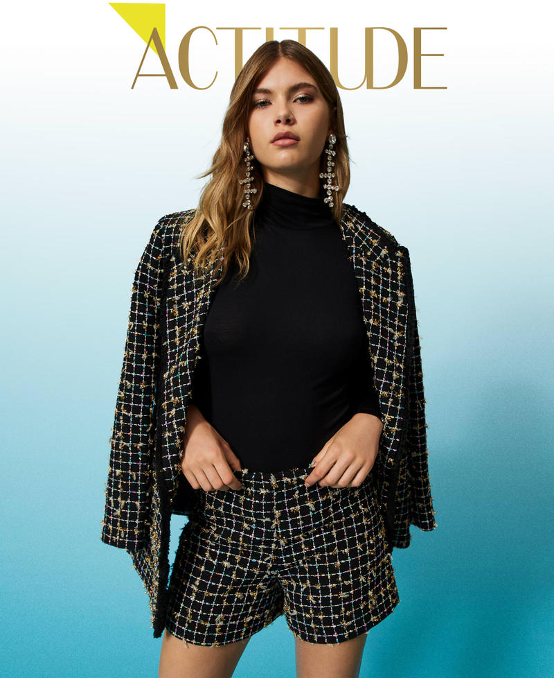 Bouclé shorts
