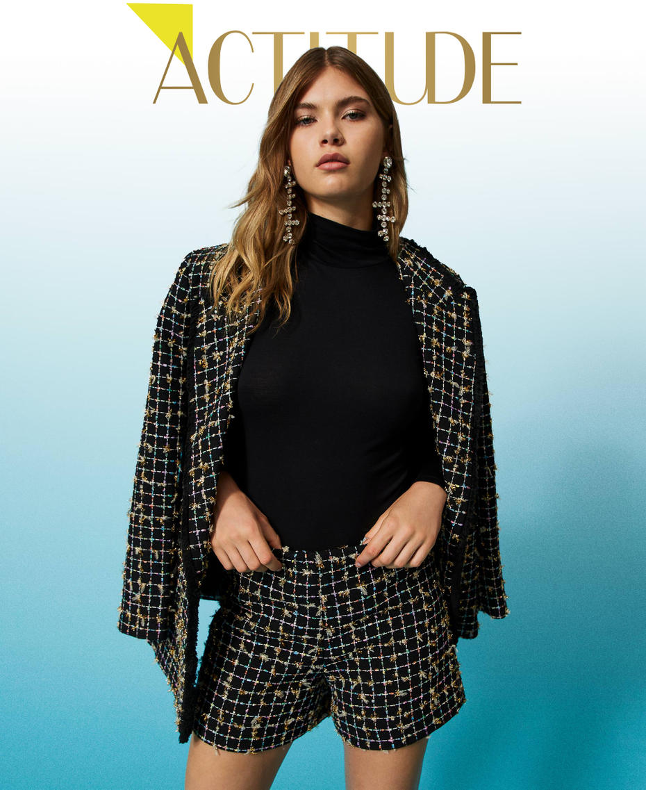 Bouclé shorts