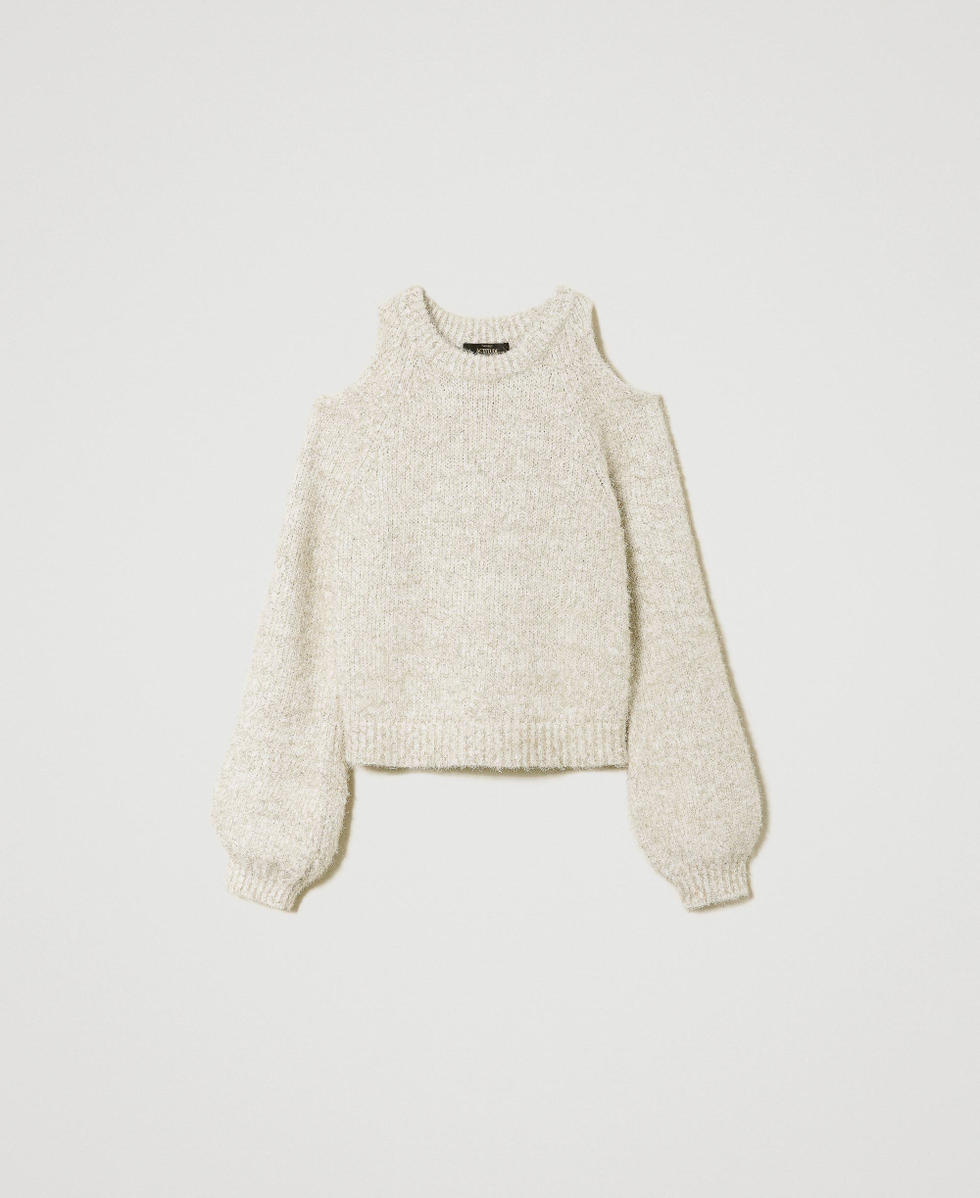 Gold lurex jumper new arrivals