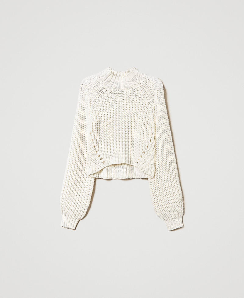 Maxi pull en laine mélangée