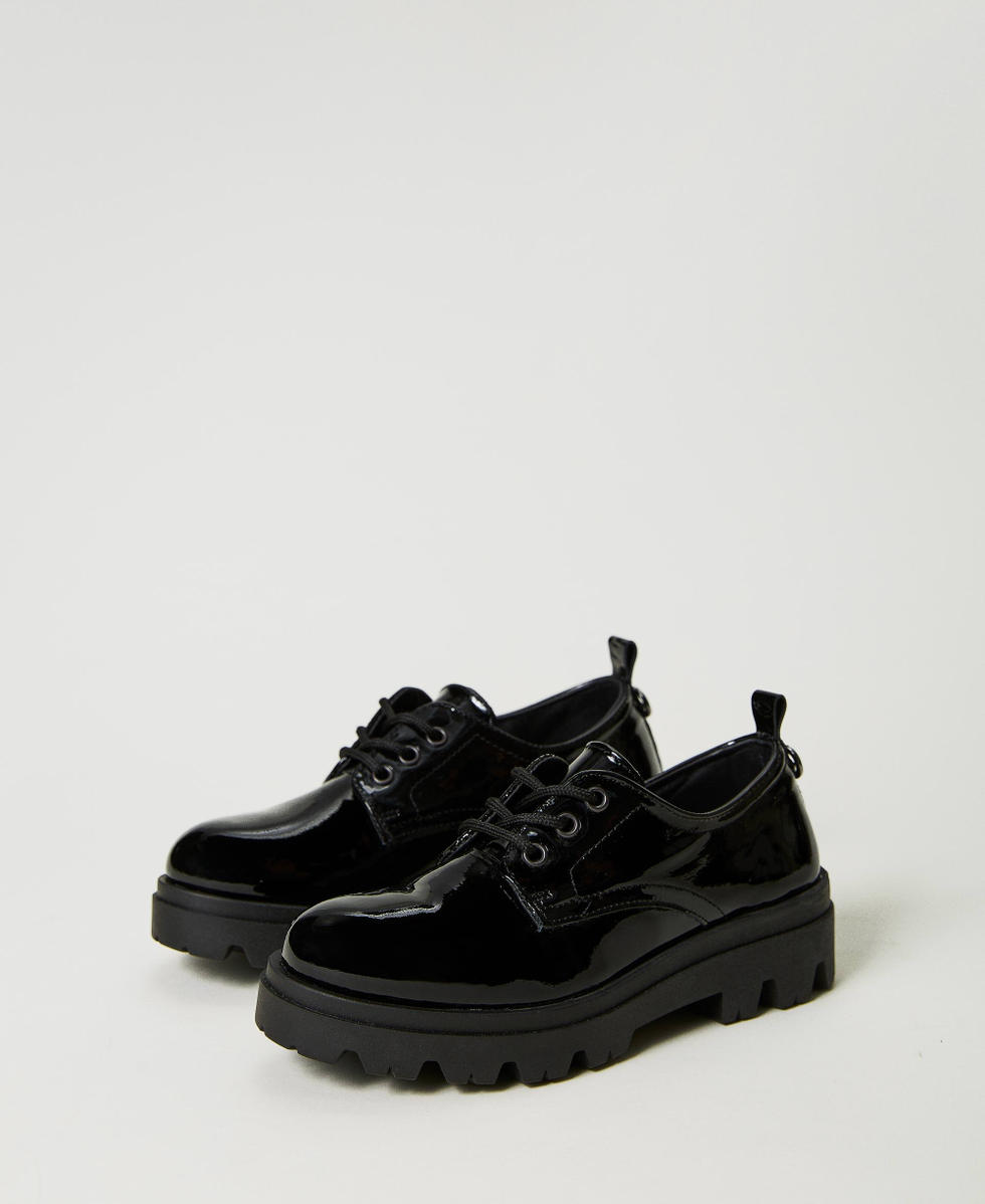 Scarpe stringate con platform top