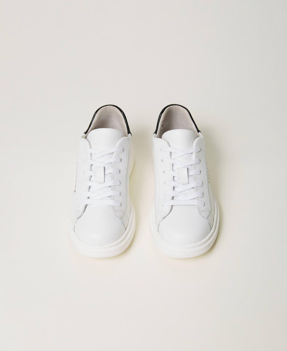 Leather trainers