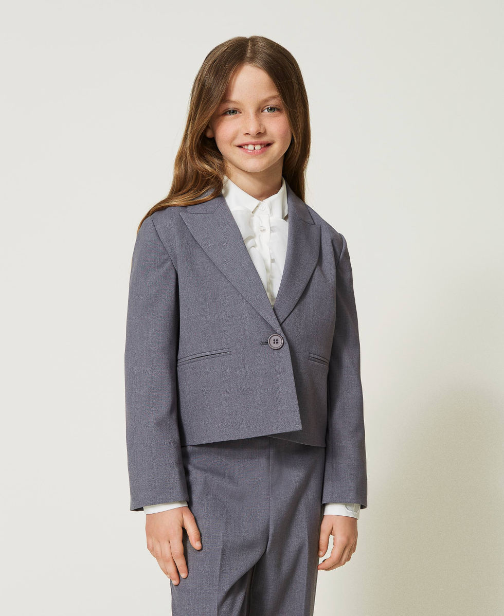 Blazer boxy ray&eacute;