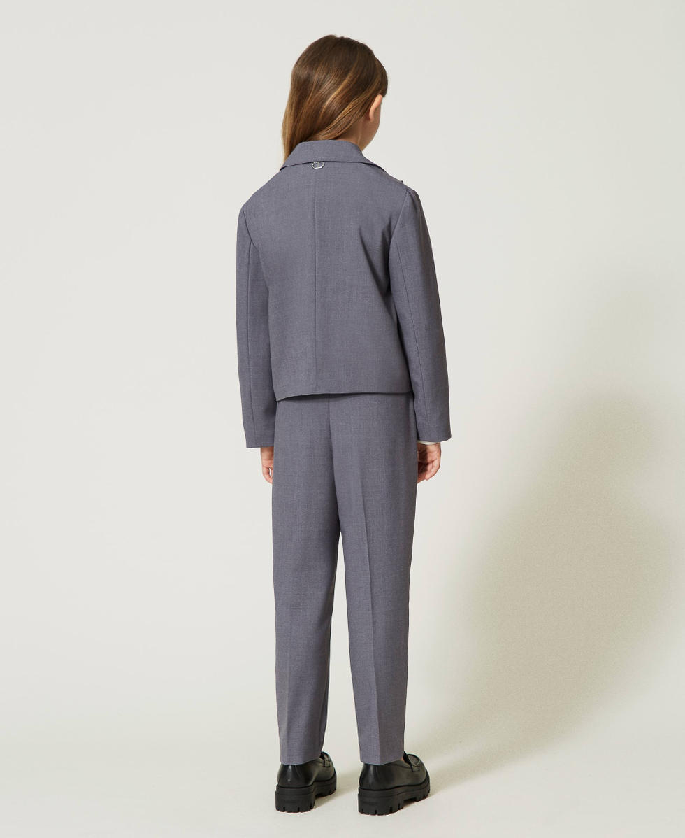 Blazer boxy ray&eacute;