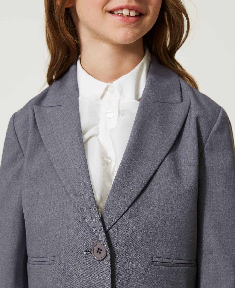 Blazer boxy ray&eacute;