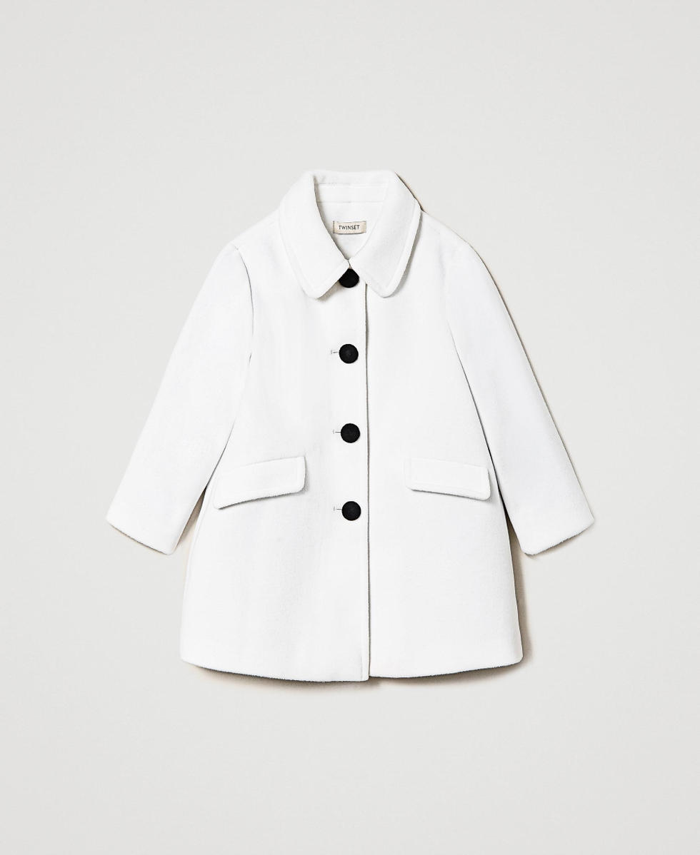 Girls white coat store