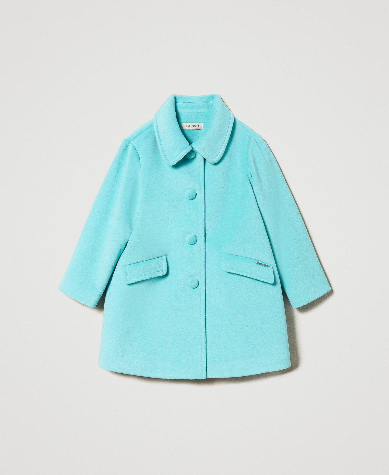 Girls long wool on sale coat