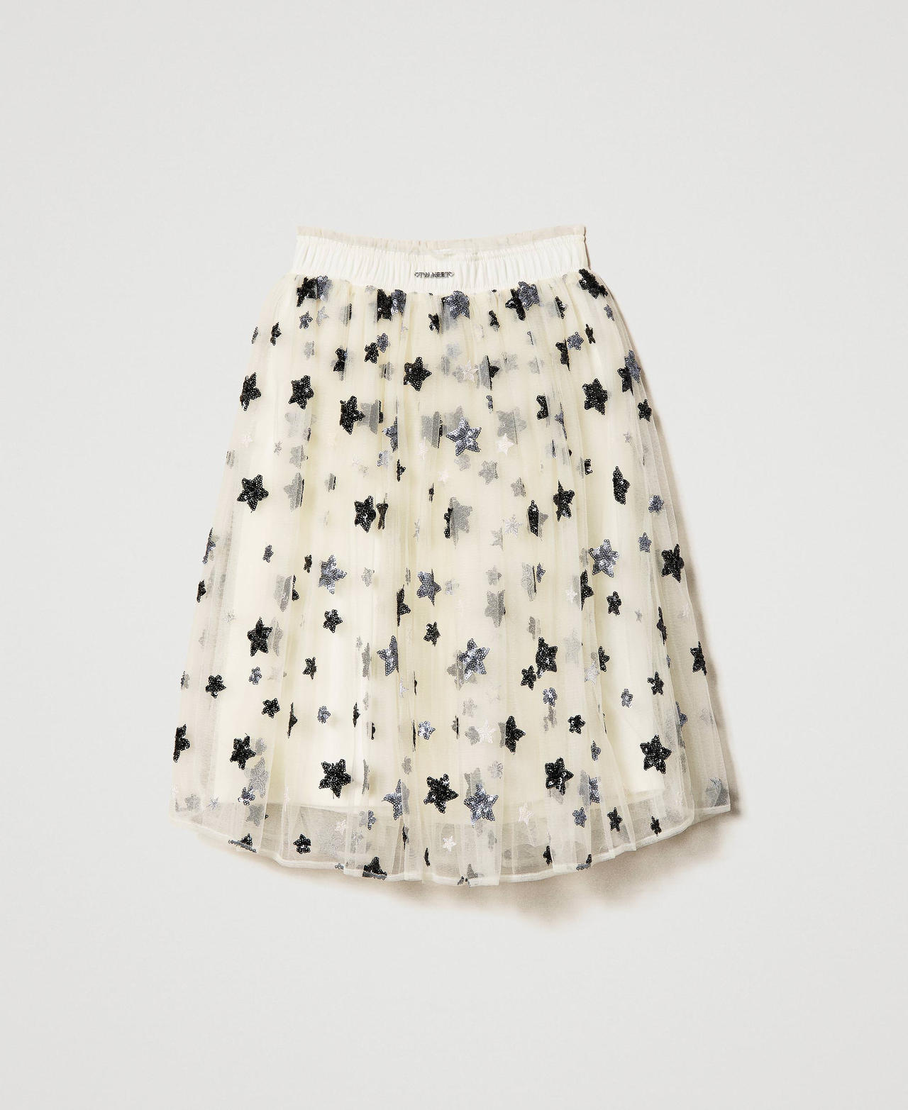 Jupe en tulle avec étoiles brodées