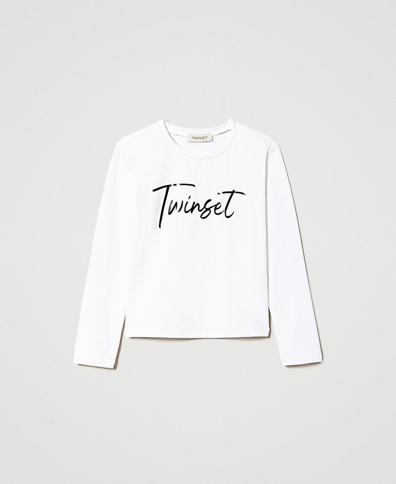 T-shirt avec inscription imprimée