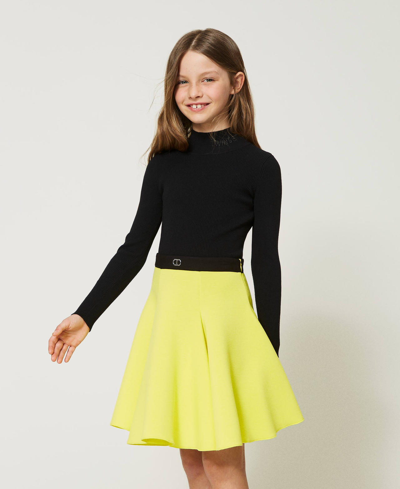 Jupe jaune fille cheap