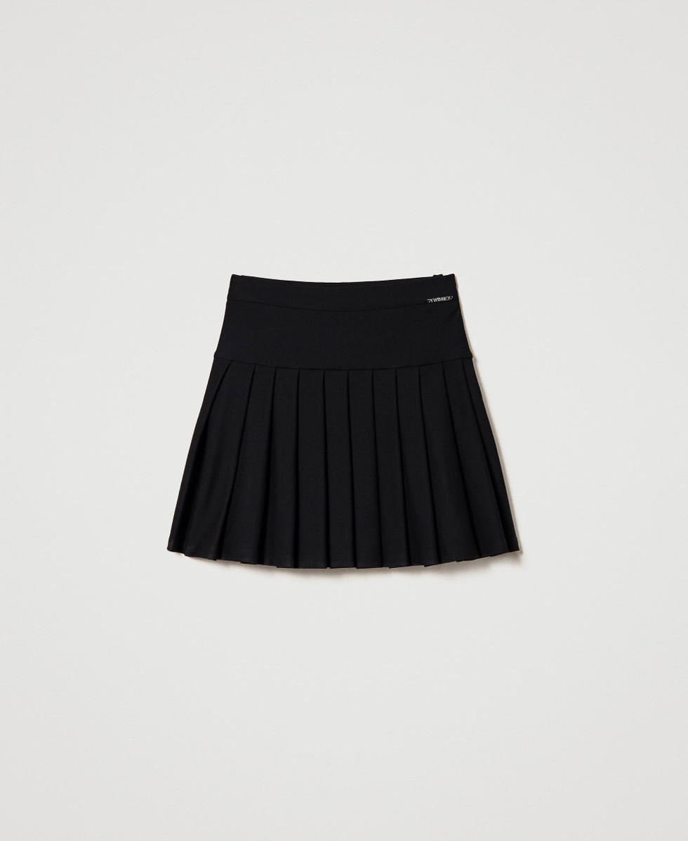 Black tennis skirt with shorts top