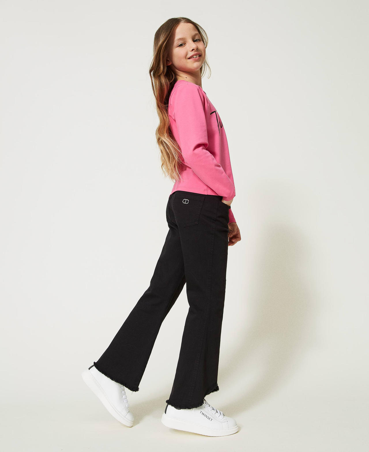 Flared bull trousers