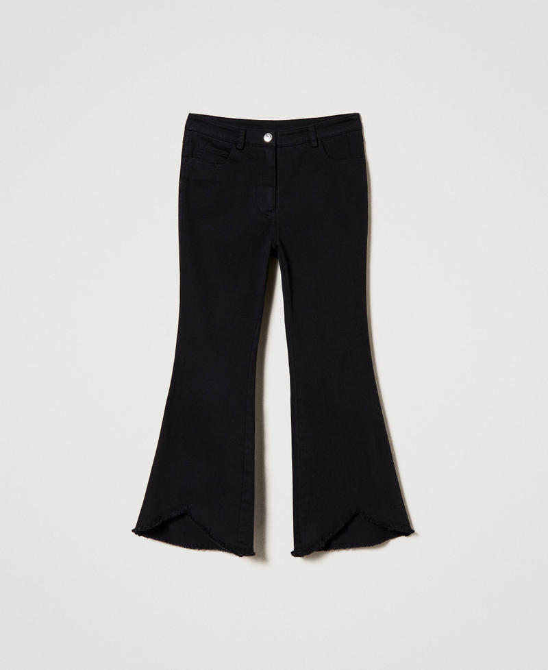 Flared bull trousers