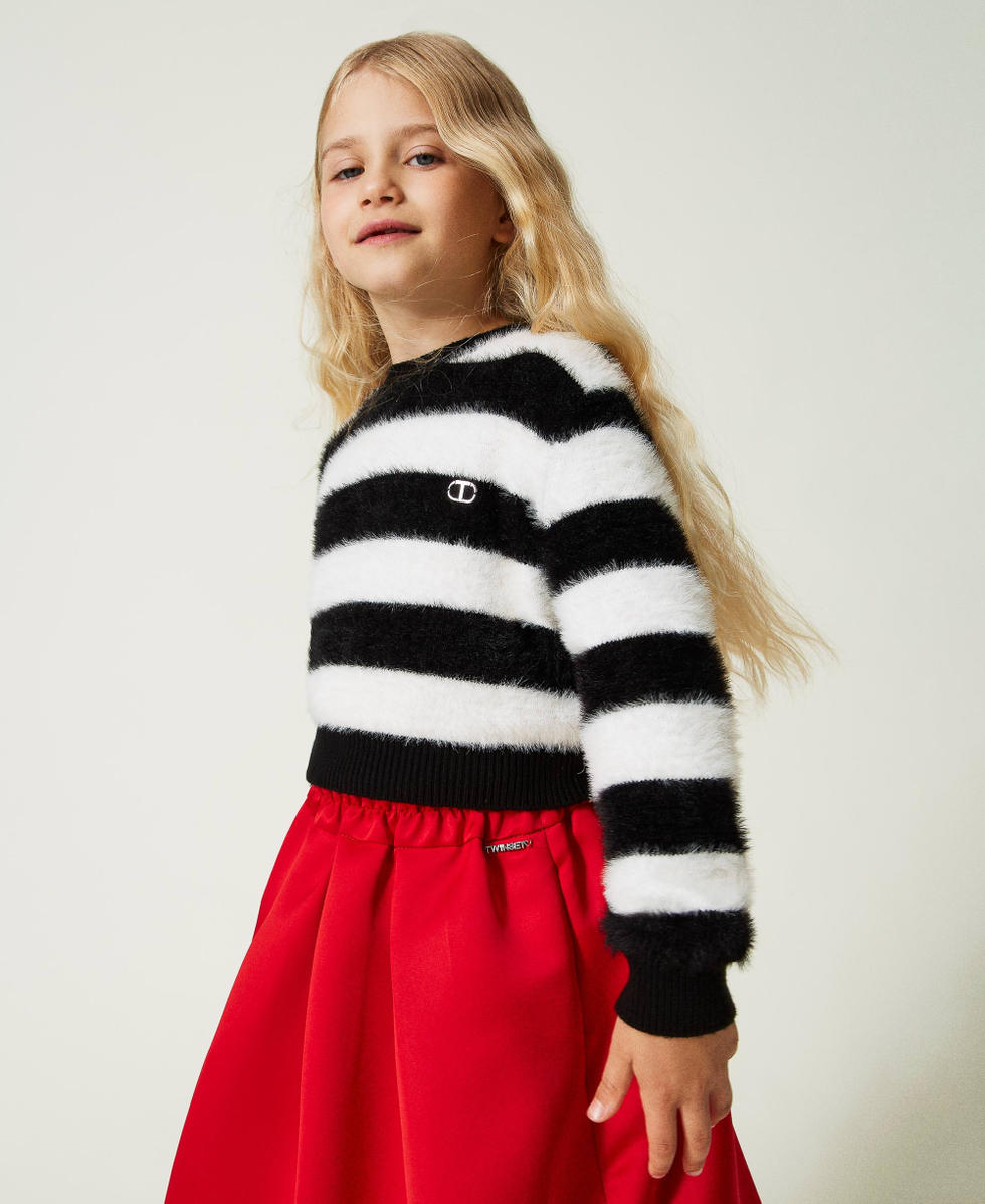Striped hotsell jumper skirt