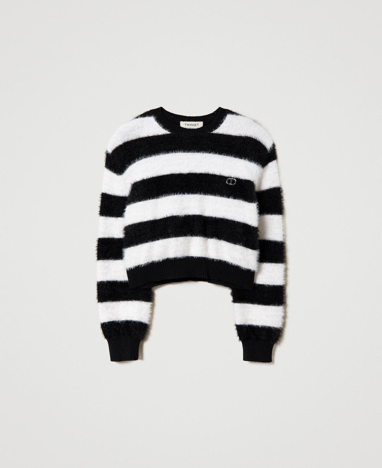 Pull regular rayé