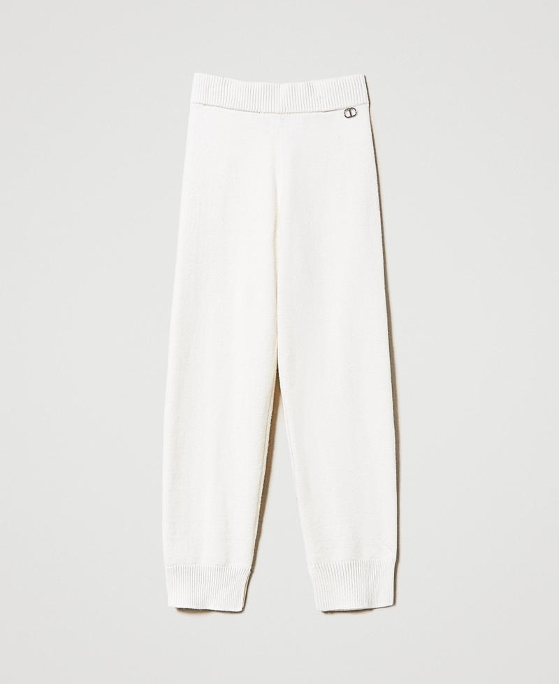Pantalon en maille avec Oval T