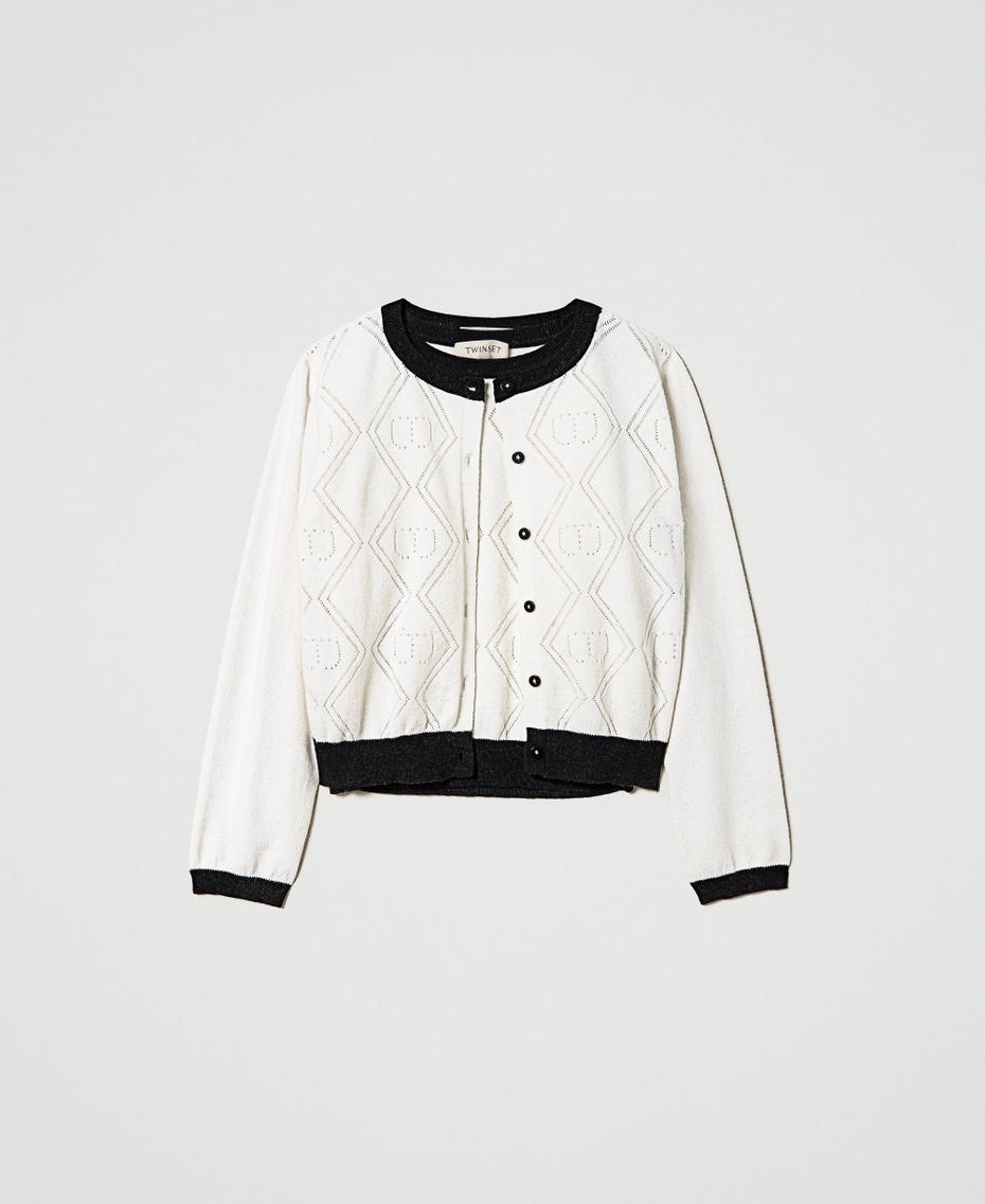 Cardigan et pull avec motif Oval T