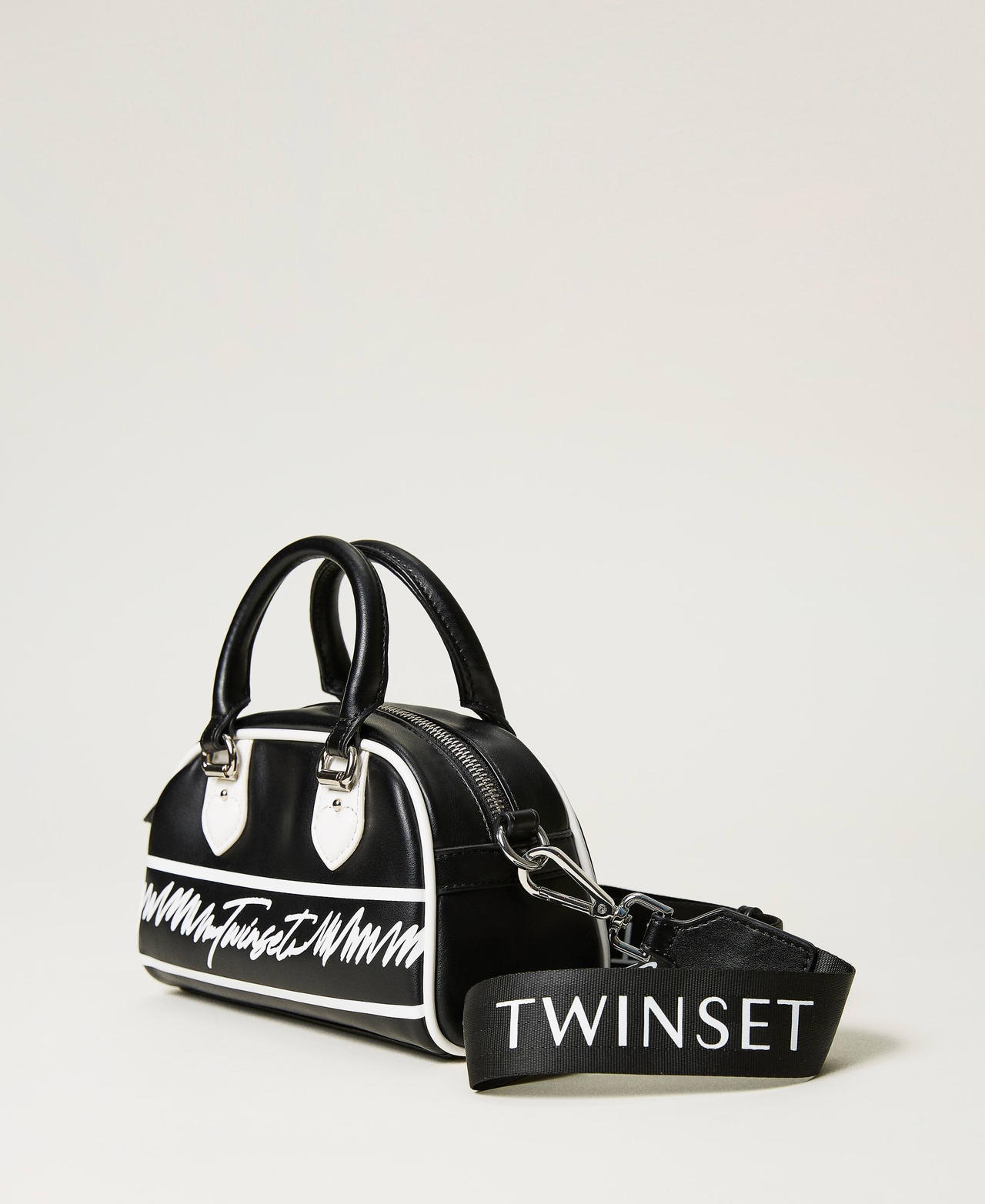 Sac bowling avec inscription imprimée