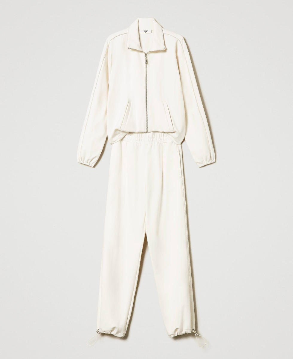 Twin set ribbed jogging suit cheap