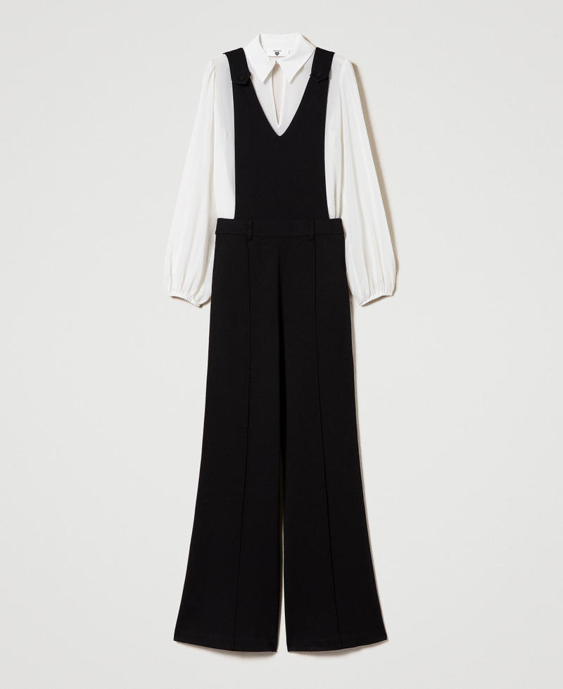 Tuta e camicia in georgette