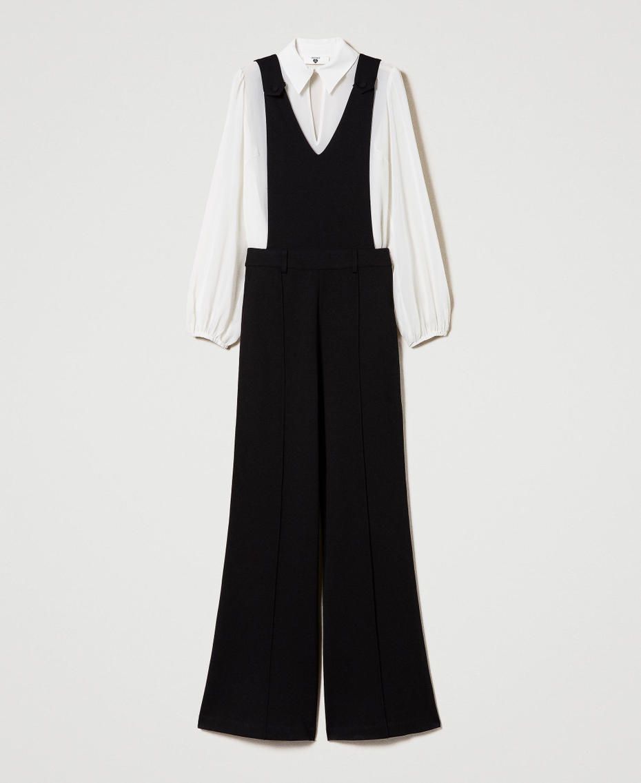Tuta e camicia in georgette