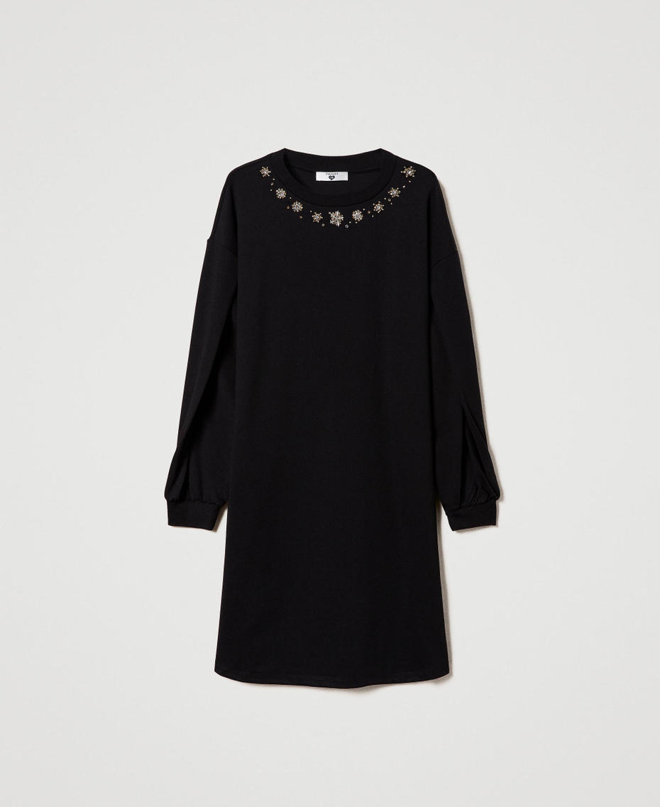 Abito corto con ricamo