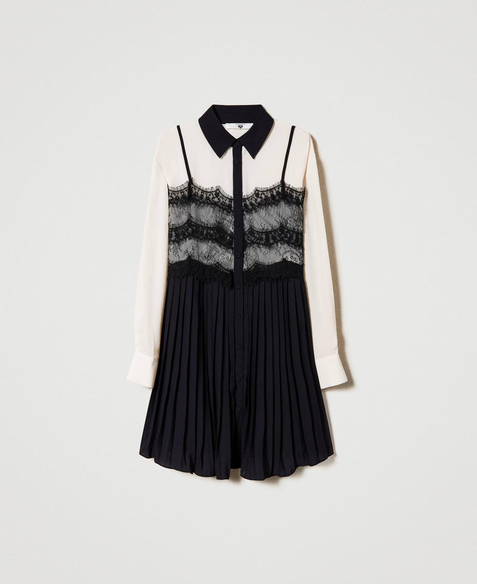 Tシャツ・カットソー LE TWINS SS25 'Lorella' blouse (LORELLA NERO) Cotton Broad Gingham Blouse by Comme des Garçons Girl - La
