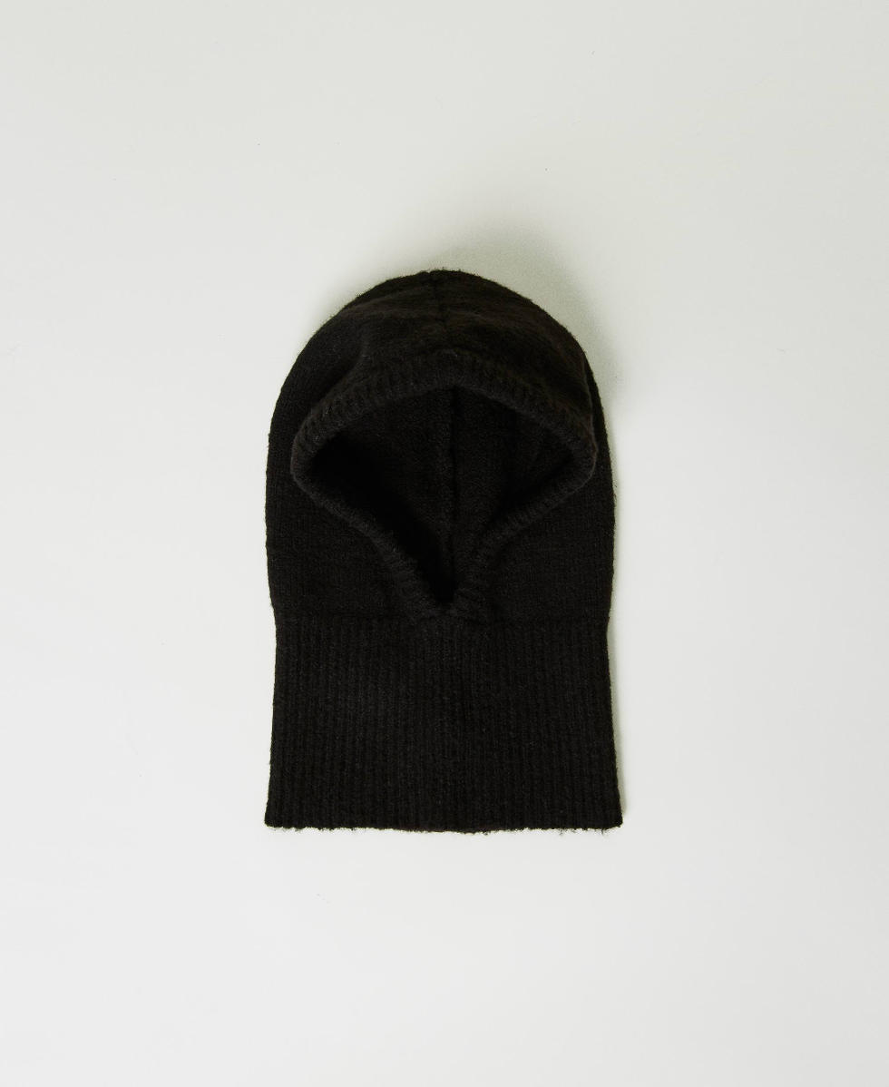 Collo balaclava in maglia