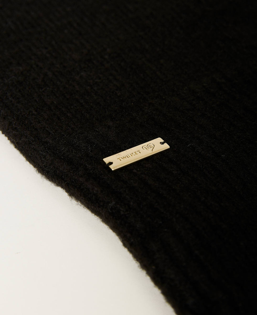 Collo balaclava in maglia