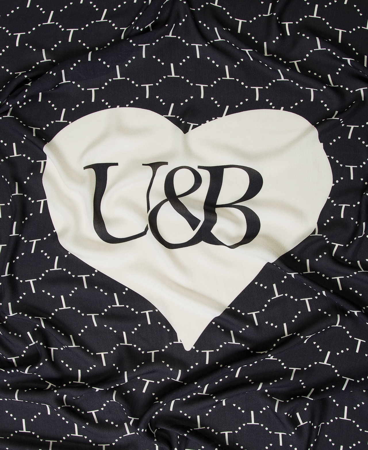 Kefiah stampata con logo