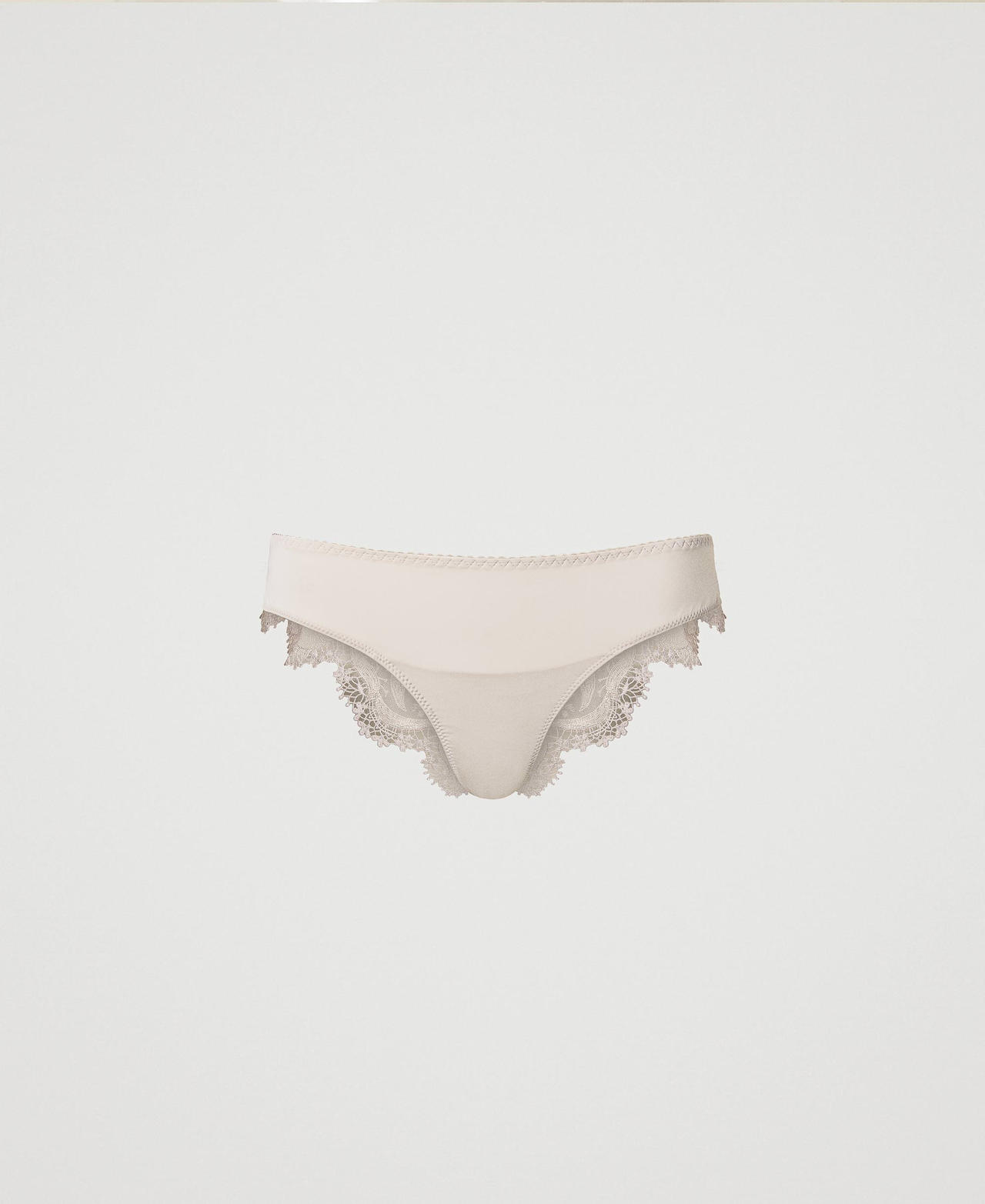 Slip brasiliana in tulle con smerli