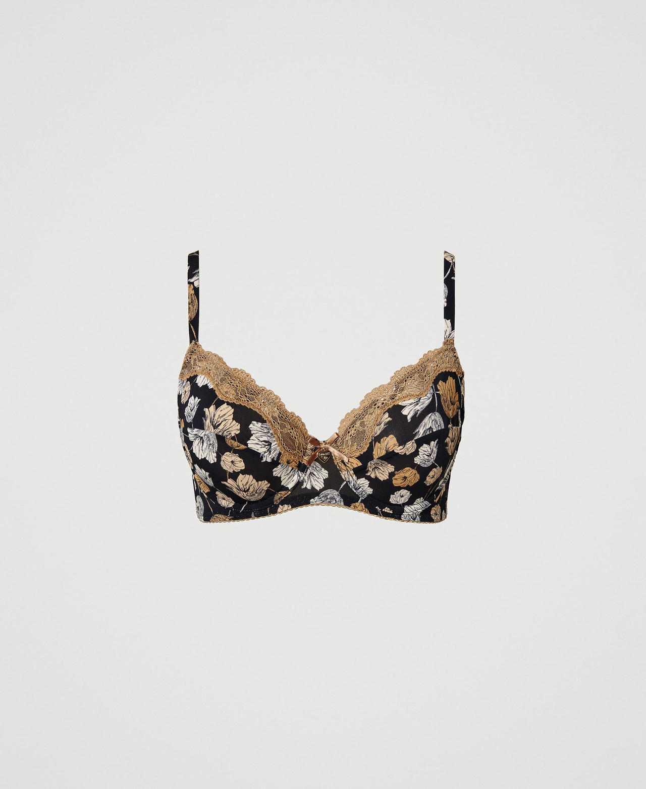 Soutien-gorge &agrave; armatures avec imprim&eacute; floral