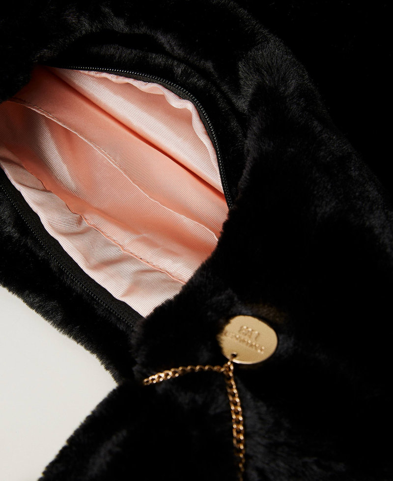 Besace en fausse fourrure