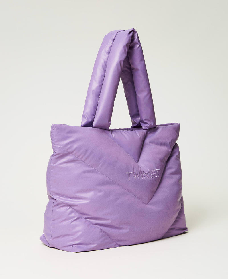 Gesteppter Shopper Violet Ice Frau 232LI74XX_10896_02
