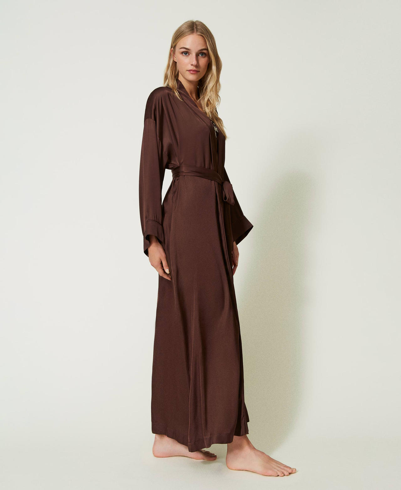 Vestaglia raso outlet
