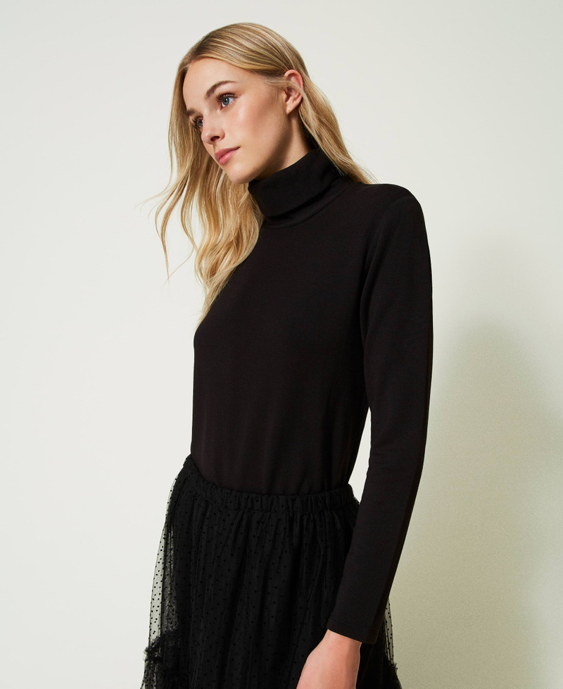 Teemall 3 Pezzi Dolcevita Finto Da Donna, Mezza Punta, Copri Collo Elasticizzato In Cotone E Spandex, Per Autunno E Inverno